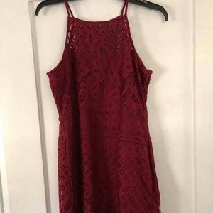 Express Dress - Burgundy Red -  Size 10 - SUPER CUTE!